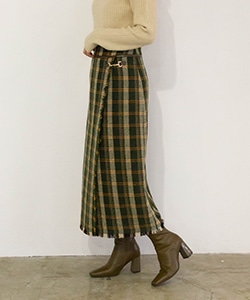 【SALE】ラップデザインロングスカート