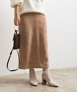 【SALE】バックスリットロングタイトスカート