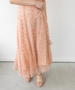 【SALE】オリジナルフラワー刺繍スカート