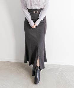 ビット付きマーメイドスカート