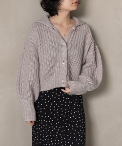 【SALE】ローゲージニットカーディガン