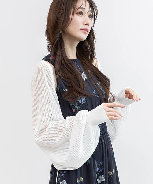 ボレロニットカーディガン