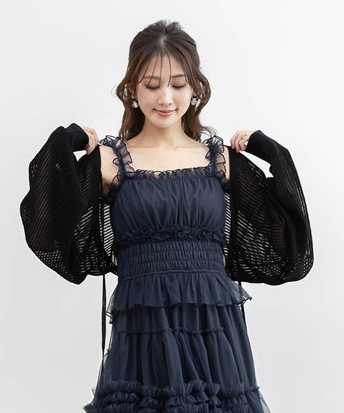 ボレロニットカーディガン