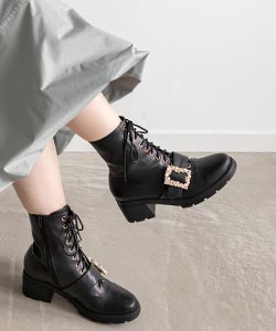 mina perhonen sipuliリブ切替ショートブーツ37サイズ牛革 mina perhonen sipuliリブ切替ショートブーツ37サイズ牛革