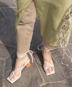 シューズレディース パンプス アパレルの通販 Randa公式サイトレースアップサンダル一覧