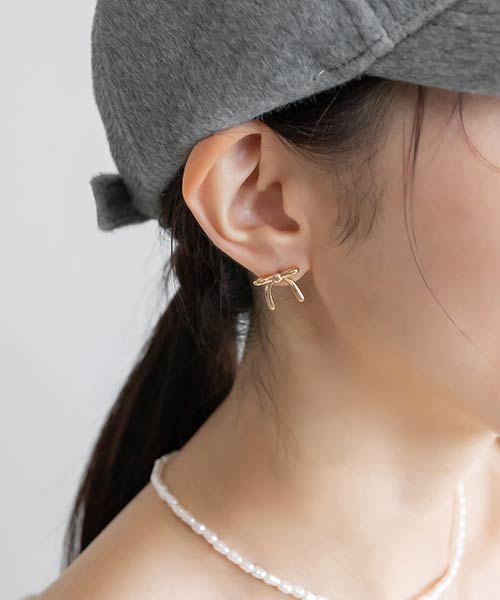 【SALE】ミニリボンピアス