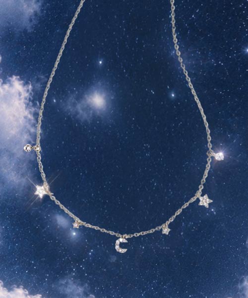 【Holiday Collection】スタームーンネックレス