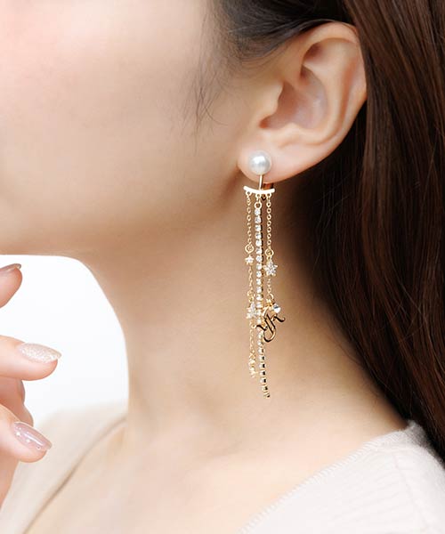【Holiday Collection】スタームーンイヤリング