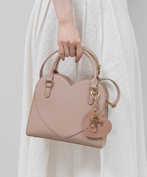 【Heart Collection】2WAY ハートデザインハンドバッグ