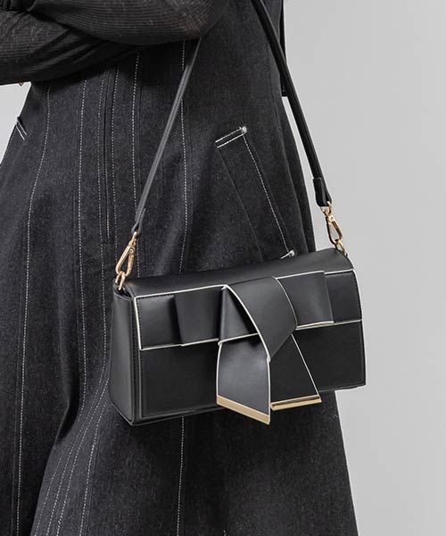 2WAY リボンベルトショルダーバッグ