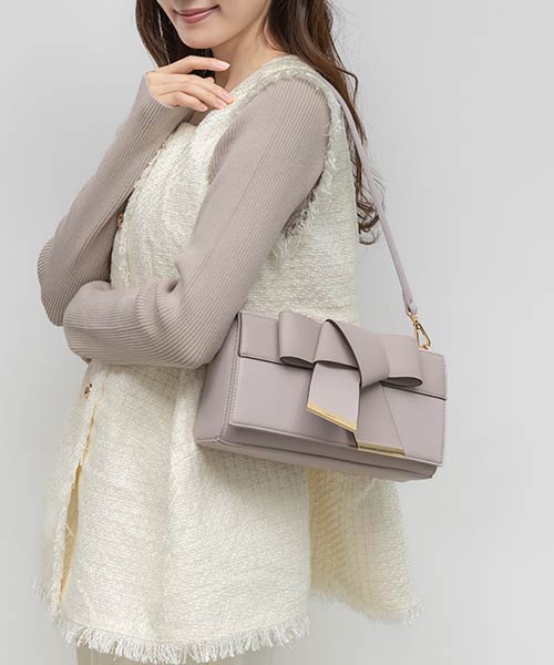 2WAY リボンベルトショルダーバッグ