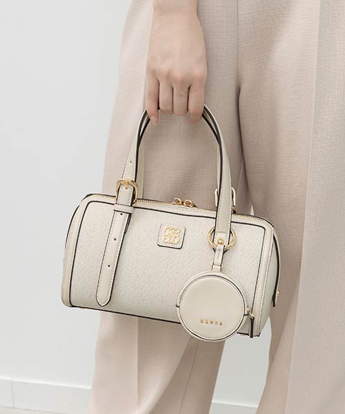 2WAY デザインベルトボストンバッグ