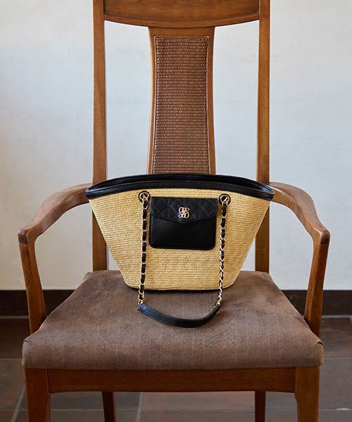 キルティングカゴトートバッグ