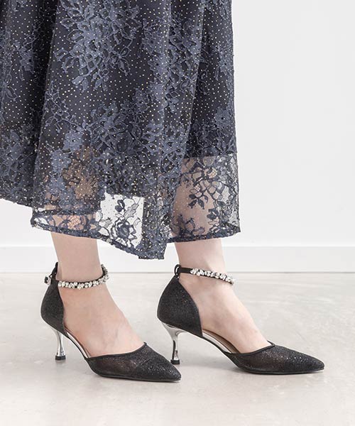 2WAY ラメシアーセパレートパンプス