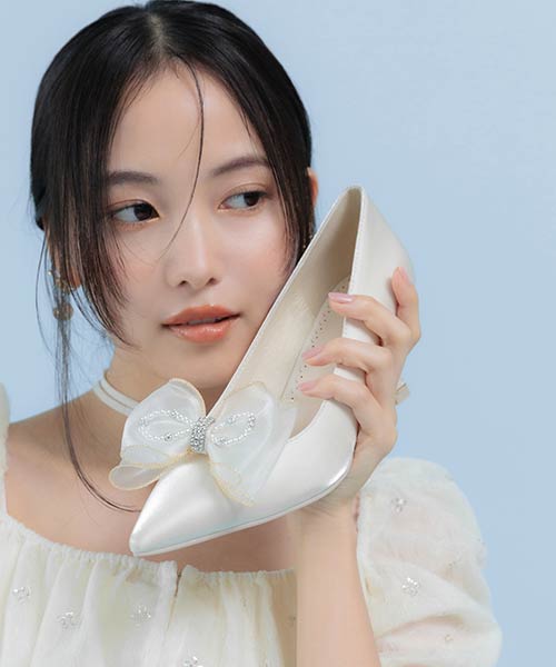 2WAY シアーリボンパンプス