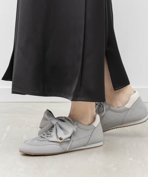 2WAY サテンリボンロープロファイルスニーカー
