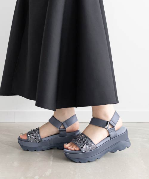 【SALE】スパンコールベルト スポーツサンダル