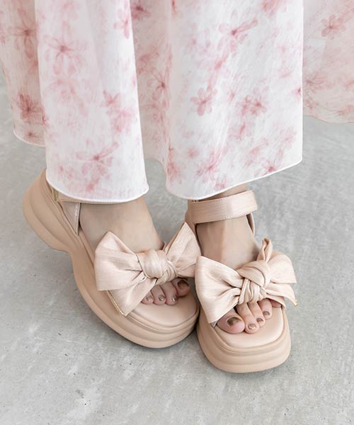 ビッグリボンスポーツサンダル