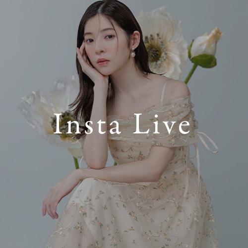 【insta LIVE】プレスルームよりFlower Collectionアイテムをご紹介