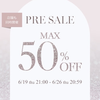 PRE SALE 6/19(Thu)21:00 START!!