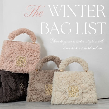 凛とした冬の空気に映える、RANDAの新作バッグ。